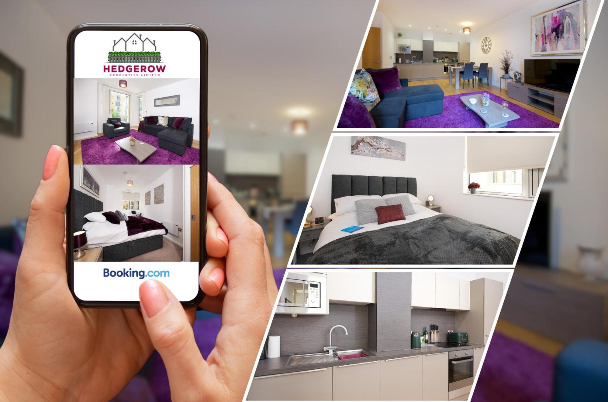 Premium Deals On Modern 2 -Bed 2-Bath Central City 122 High Street Flat For Movers & Pros By Hedgerow Manchester Exteriér fotografie