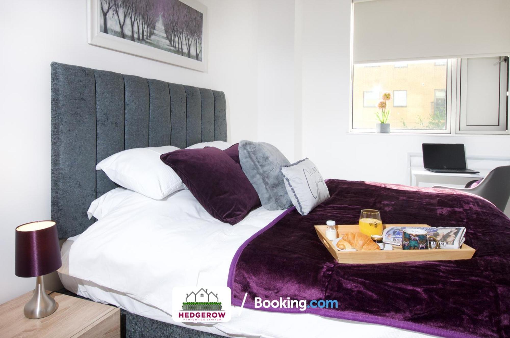 Premium Deals On Modern 2 -Bed 2-Bath Central City 122 High Street Flat For Movers & Pros By Hedgerow Manchester Exteriér fotografie
